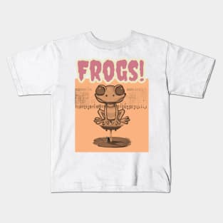 FROGS! From outer space! (Autumn Invasion) Kids T-Shirt